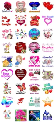 Bom dia e boa noite stickers android App screenshot 2